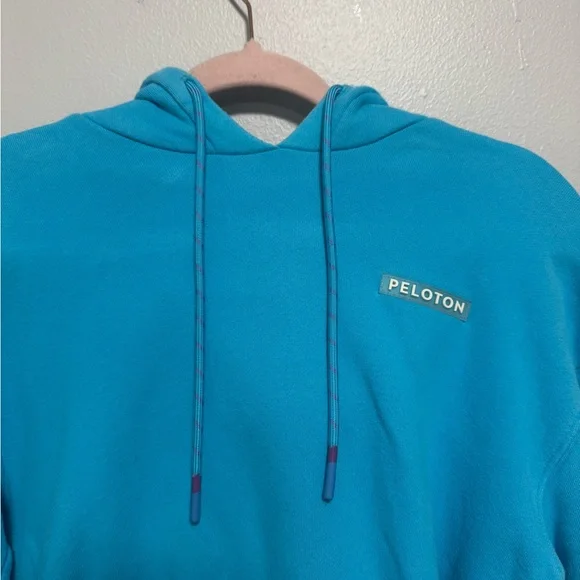 Peloton Downtown Oversized sweatshirt hoodie turquoise - Picture 4 of 11